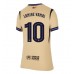 Maillot de foot Barcelona Lamine Yamal #10 Extérieur vêtements Femmes 2025-26 Manches Courtes